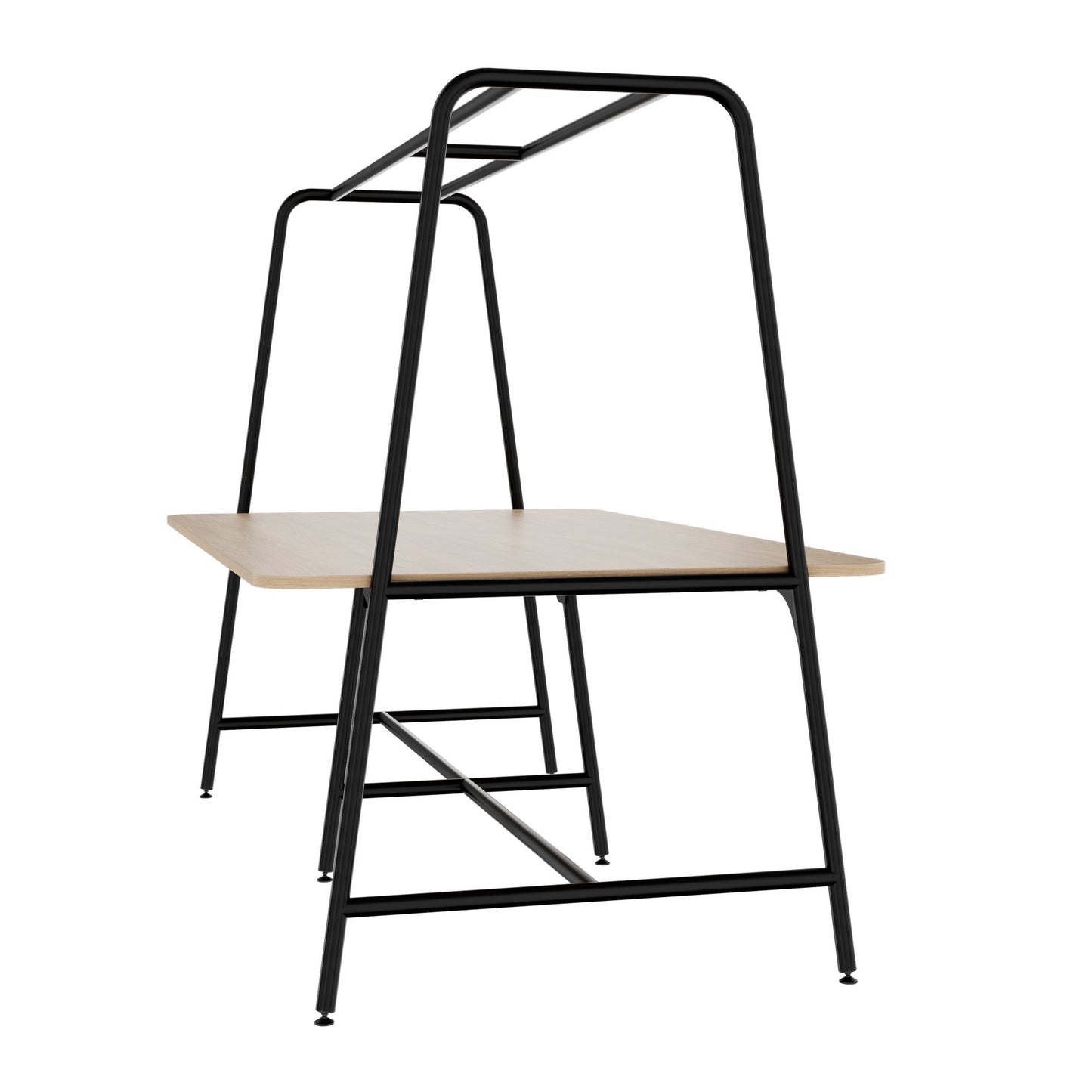 ROUND Multipurpose Tisch | 2400 - 2800 x 740 - 1050 mm, Bernsteineiche