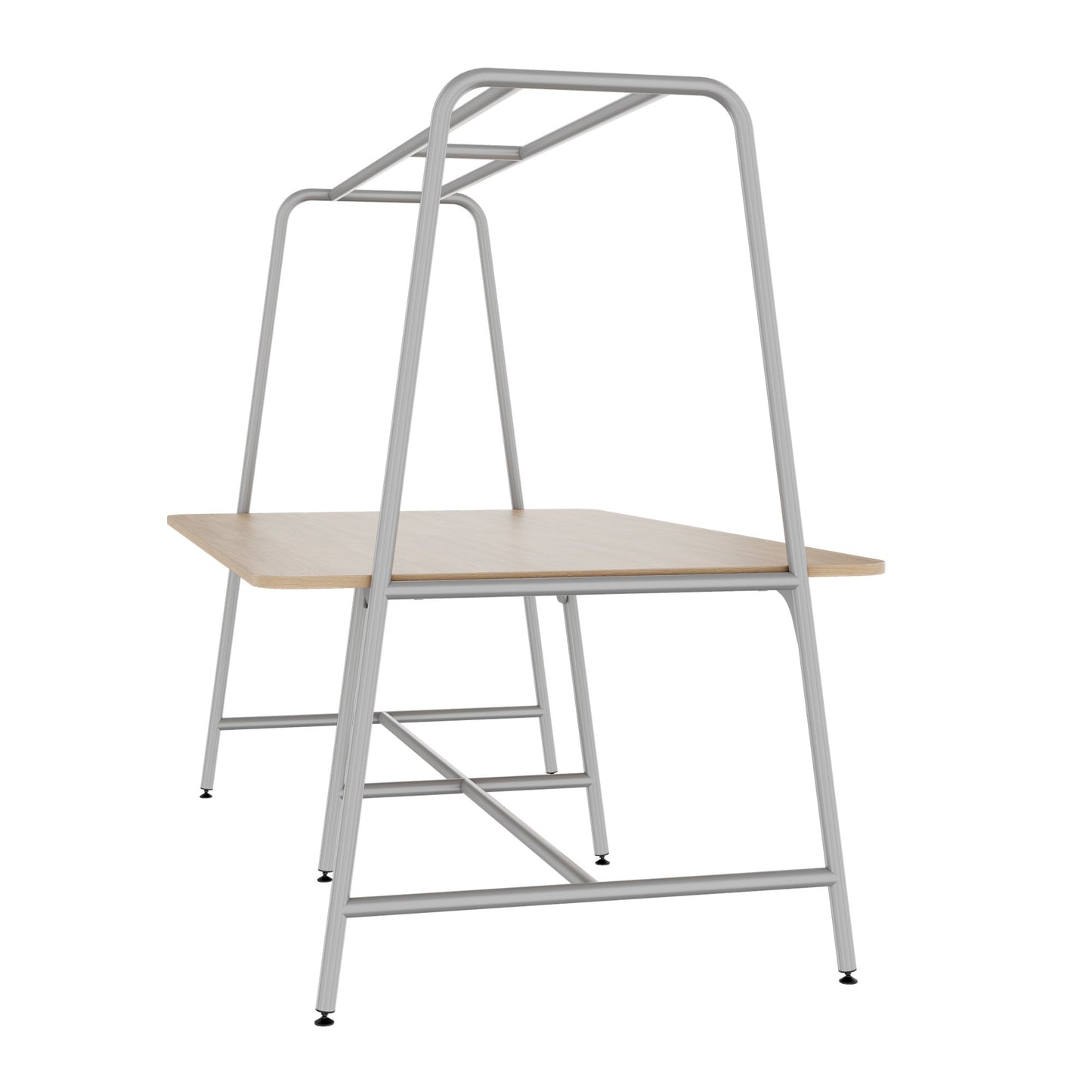 ROUND Multipurpose Tisch | 2400 - 2800 x 740 - 1050 mm, Bernsteineiche