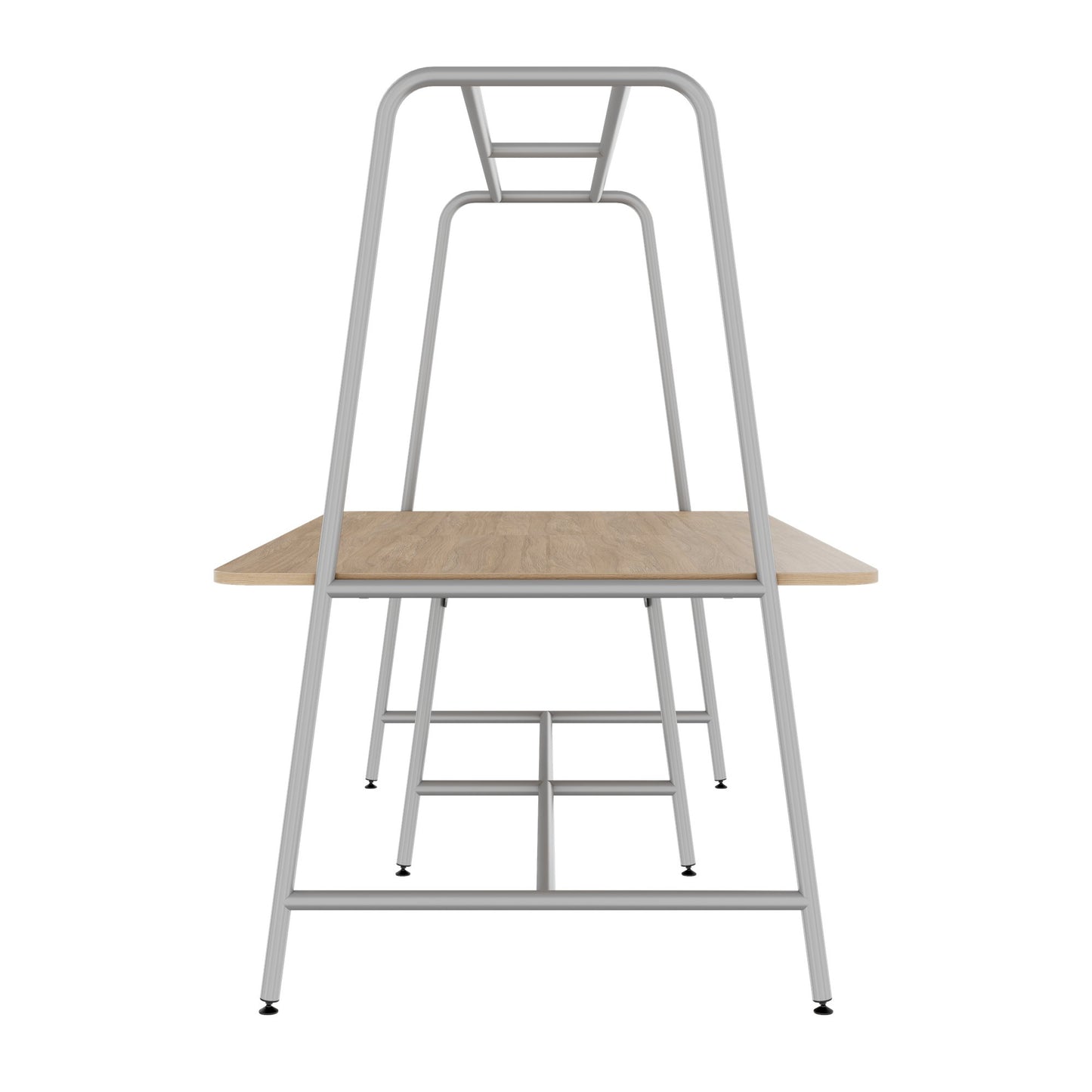 ROUND Multipurpose Tisch | 2400 - 2800 x 740 - 1050 mm, Bernsteineiche