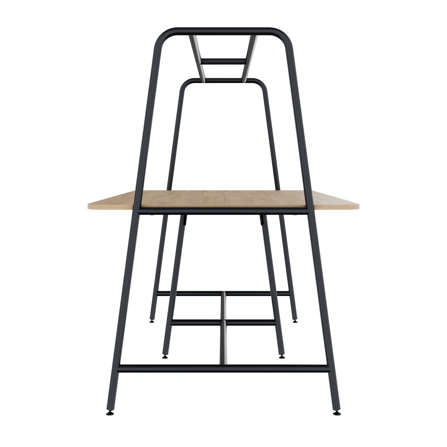 ROUND Multipurpose Tisch | 2400 - 2800 x 740 - 1050 mm, Bernsteineiche