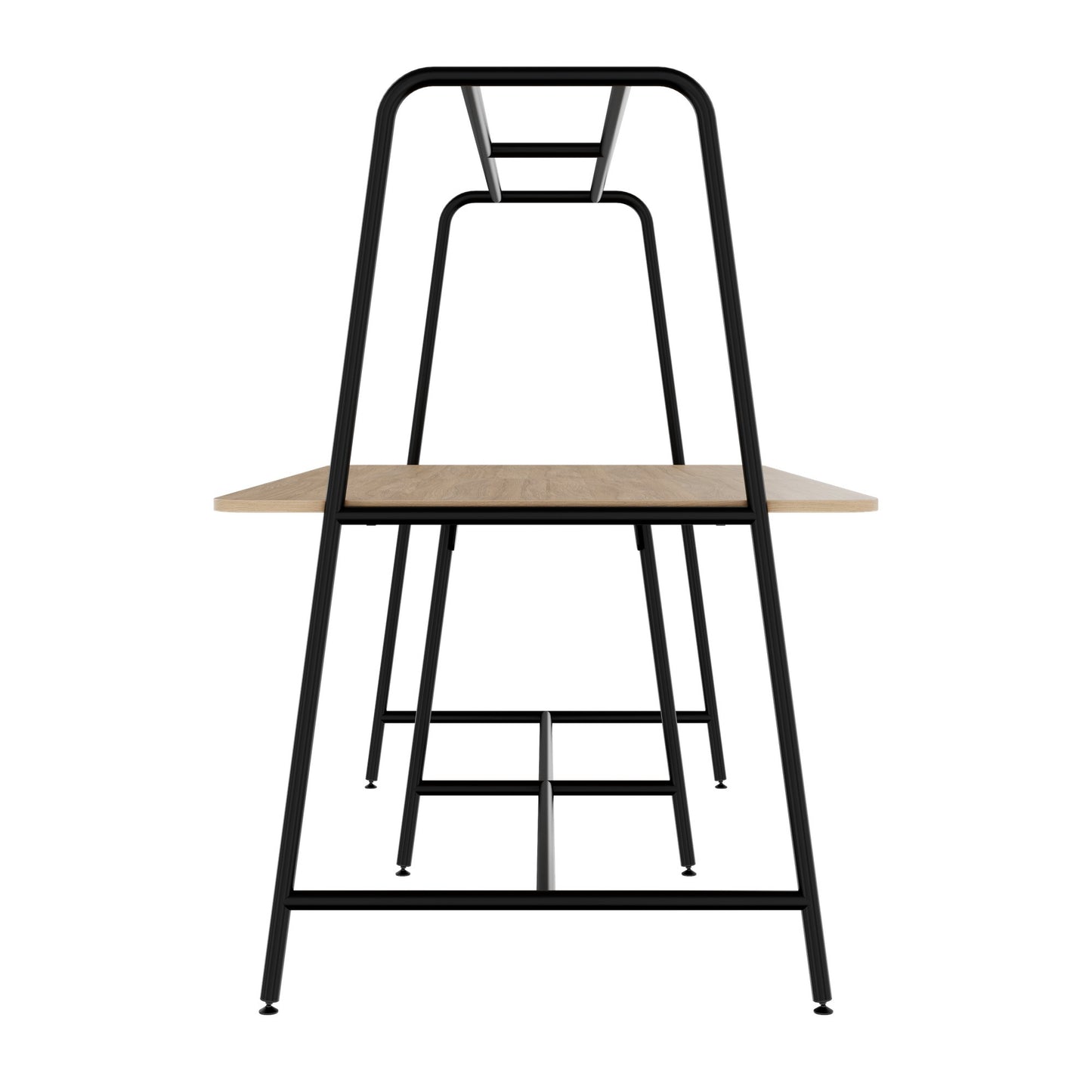 ROUND Multipurpose Tisch | 2400 - 2800 x 740 - 1050 mm, Bernsteineiche