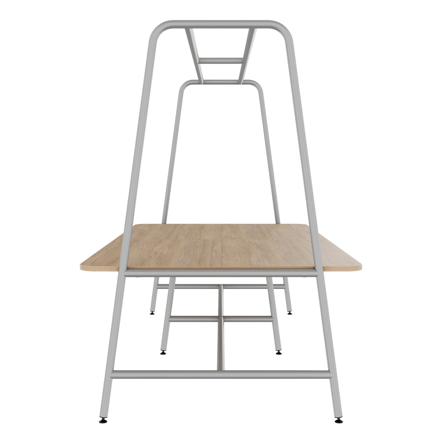 ROUND Multipurpose Tisch | 2400 - 2800 x 740 - 1050 mm, Bernsteineiche