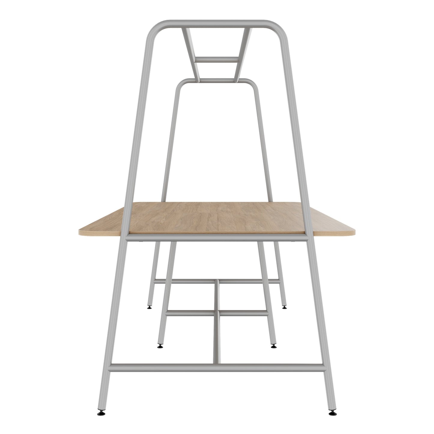 ROUND Multipurpose Tisch | 2400 - 2800 x 740 - 1050 mm, Bernsteineiche
