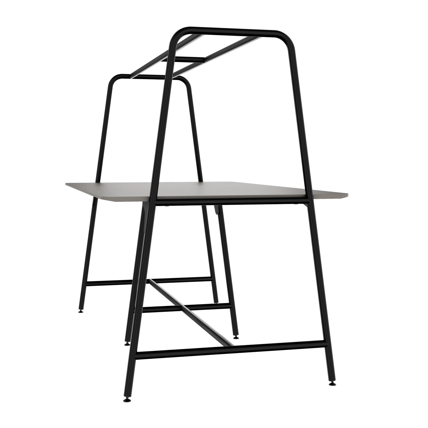 ROUND Multipurpose Tisch | 2400 - 2800  x 740 - 1050 mm, Fenix Grau