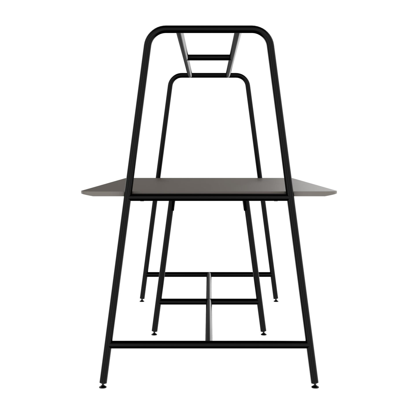 ROUND Multipurpose Tisch | 2400 - 2800  x 740 - 1050 mm, Fenix Grau