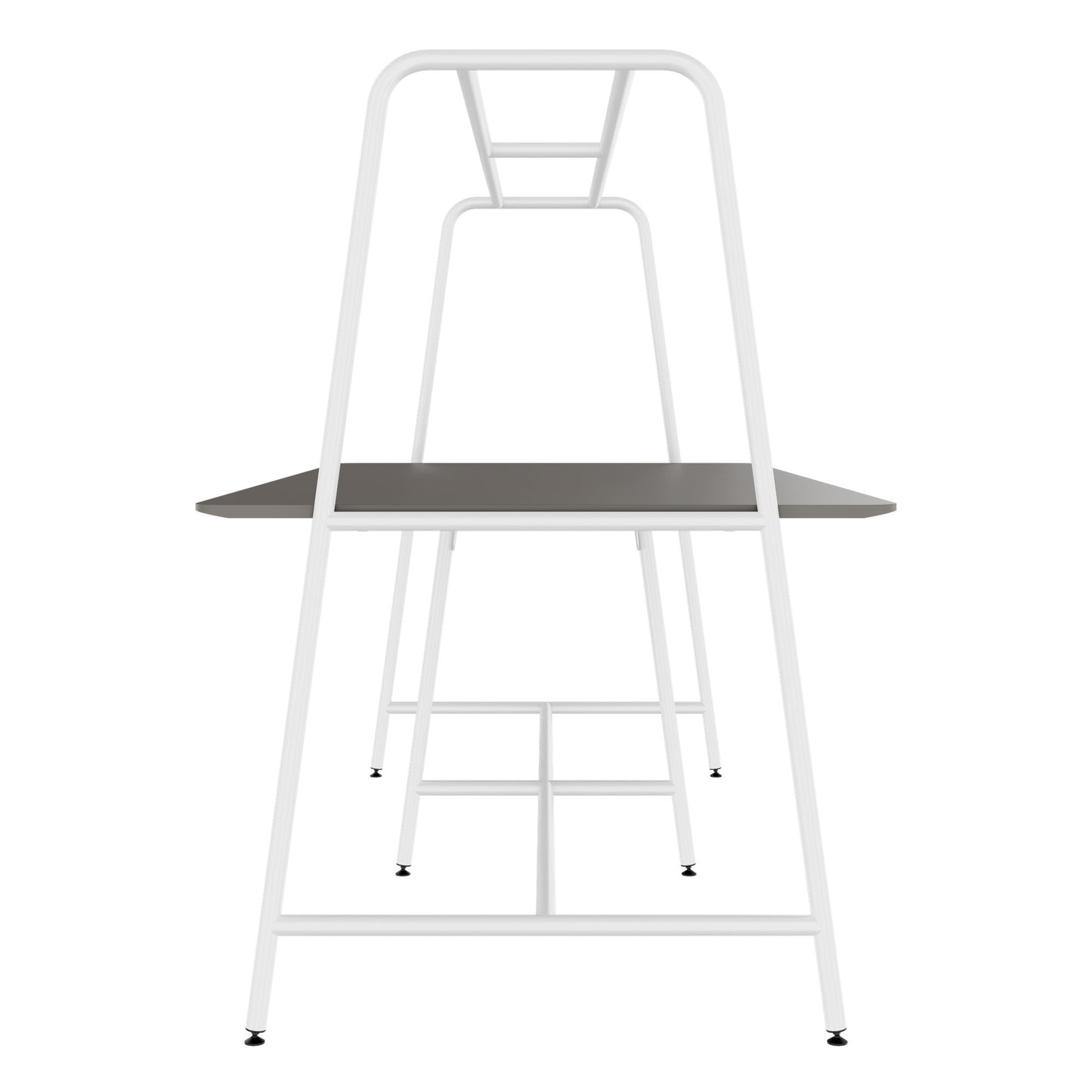 ROUND Multipurpose Tisch | 2400 - 2800  x 740 - 1050 mm, Fenix Grau