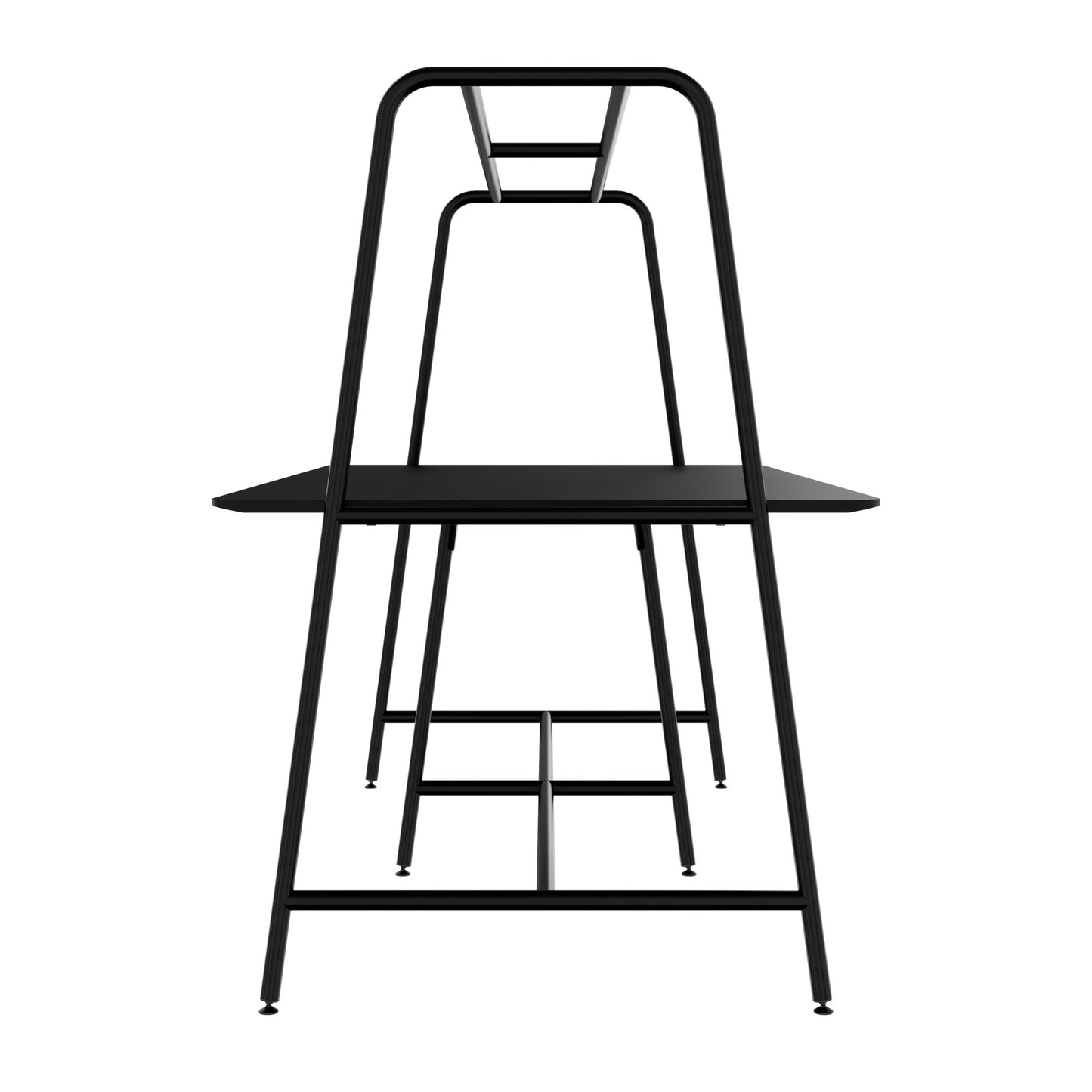 ROUND Multipurpose Tisch | 2400 - 2800 x 740 - 1050 mm, Fenix Schwarz