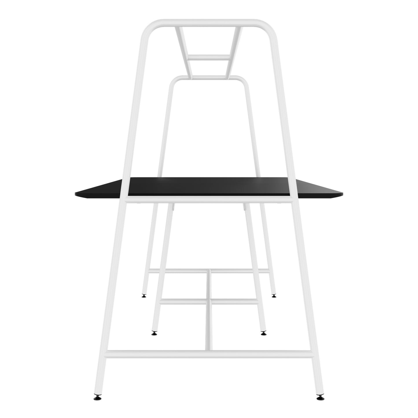 ROUND Multipurpose Tisch | 2400 - 2800 x 740 - 1050 mm, Fenix Schwarz
