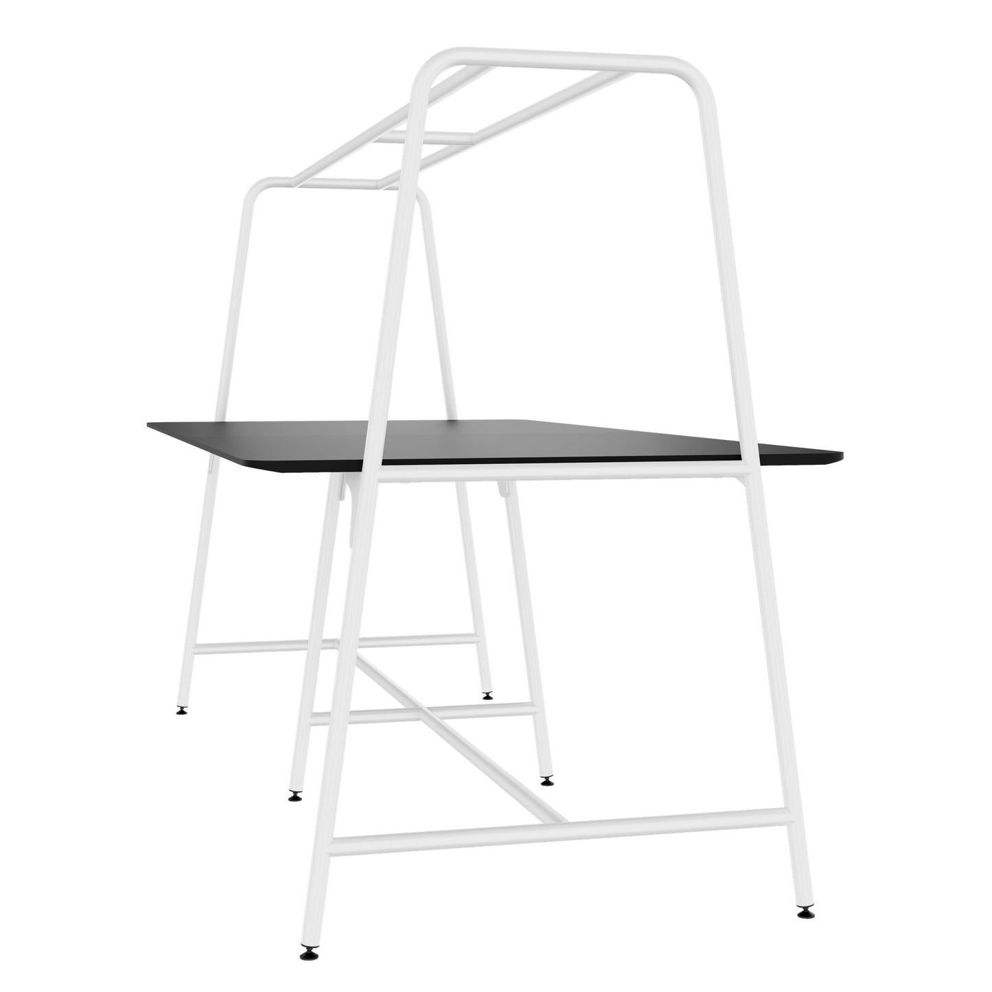 ROUND Multipurpose Tisch | 2400 - 2800 x 740 - 1050 mm, Fenix Schwarz