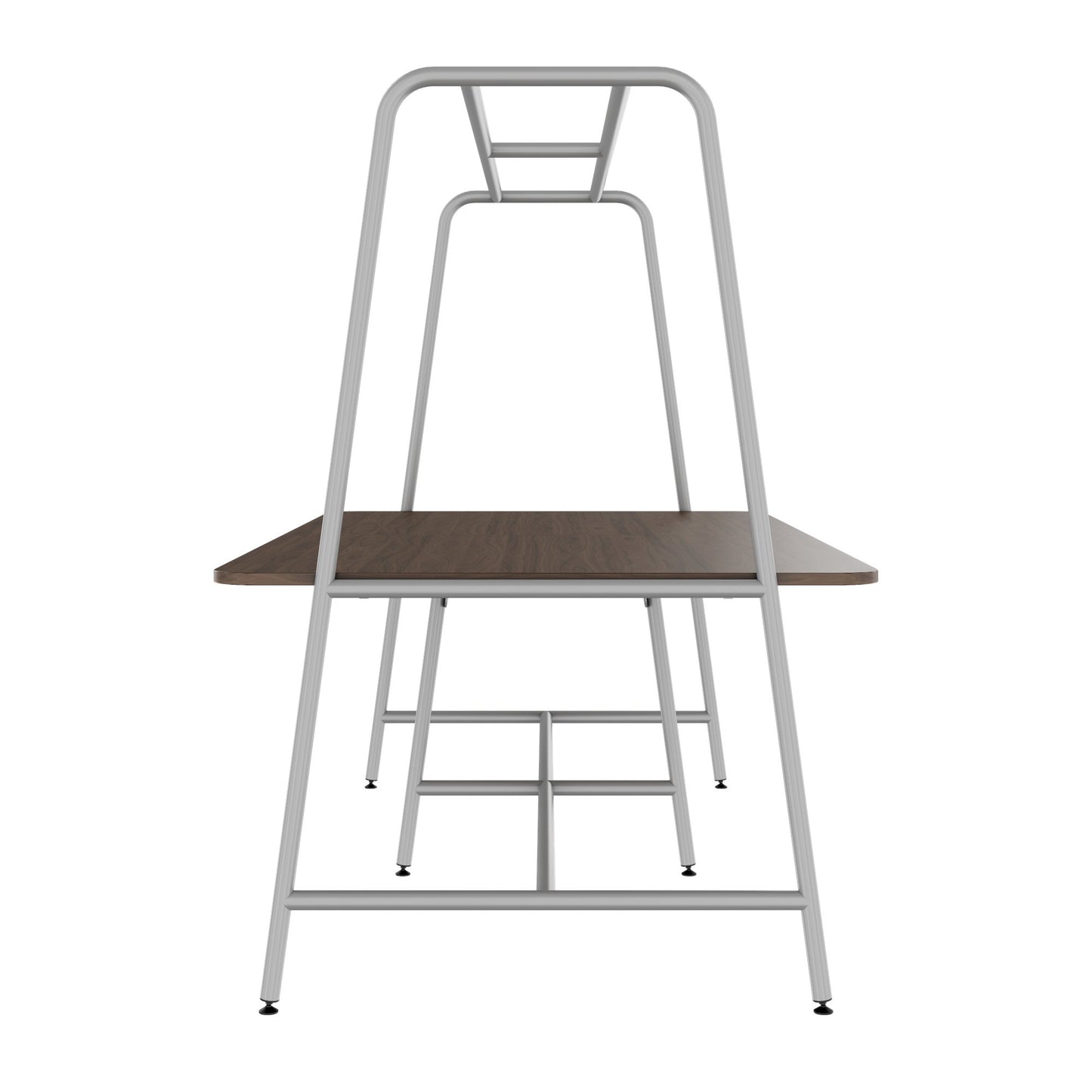 Round multipurpose table | 2400 - 2800 x 740 - 1050 mm, walnut