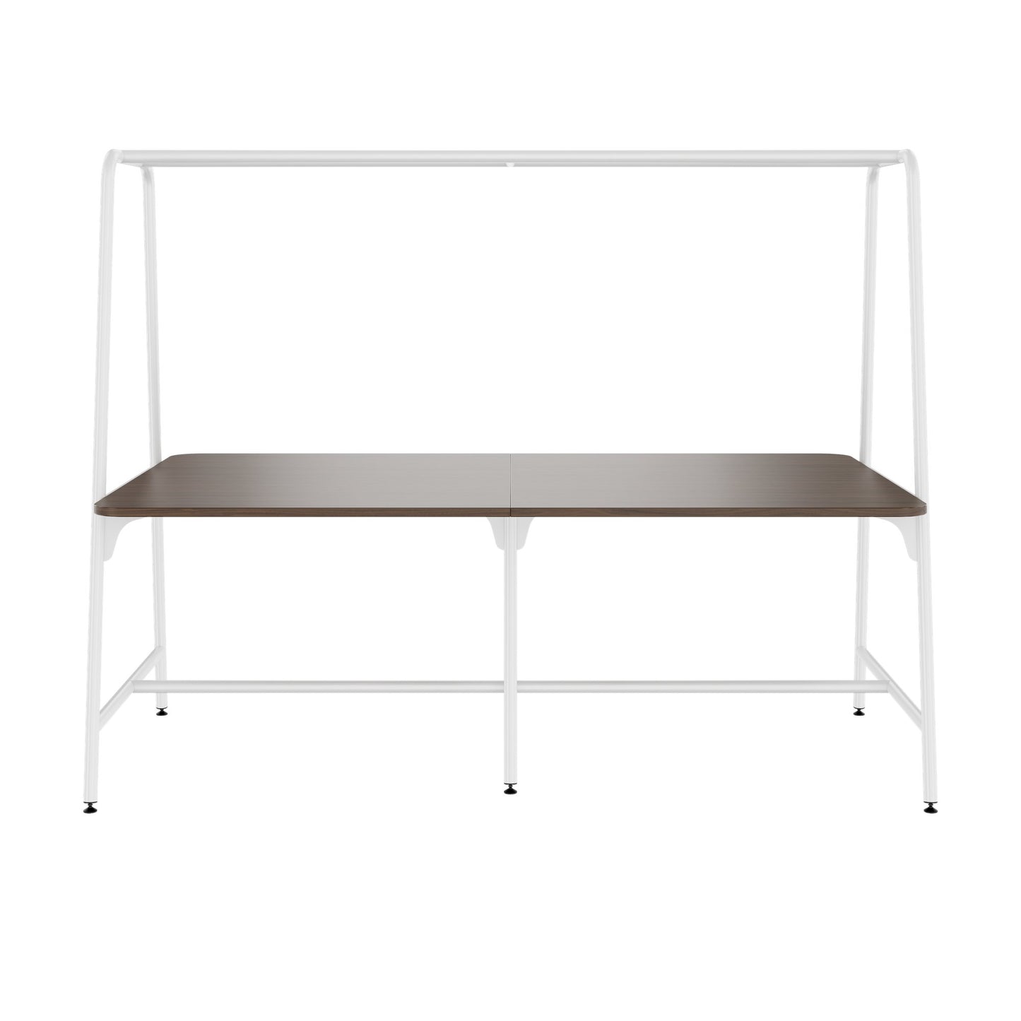 Round multipurpose table | 2400 - 2800 x 740 - 1050 mm, walnut