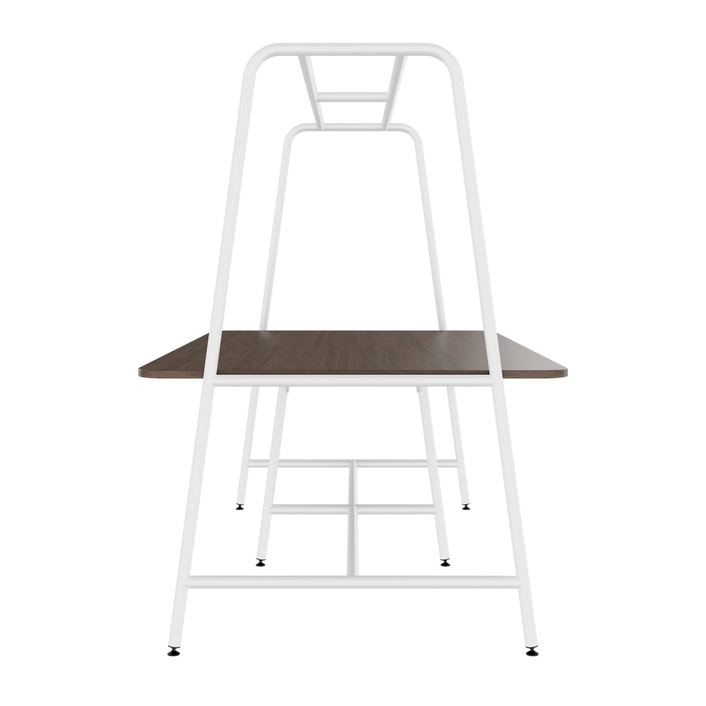 Round multipurpose table | 2400 - 2800 x 740 - 1050 mm, walnut