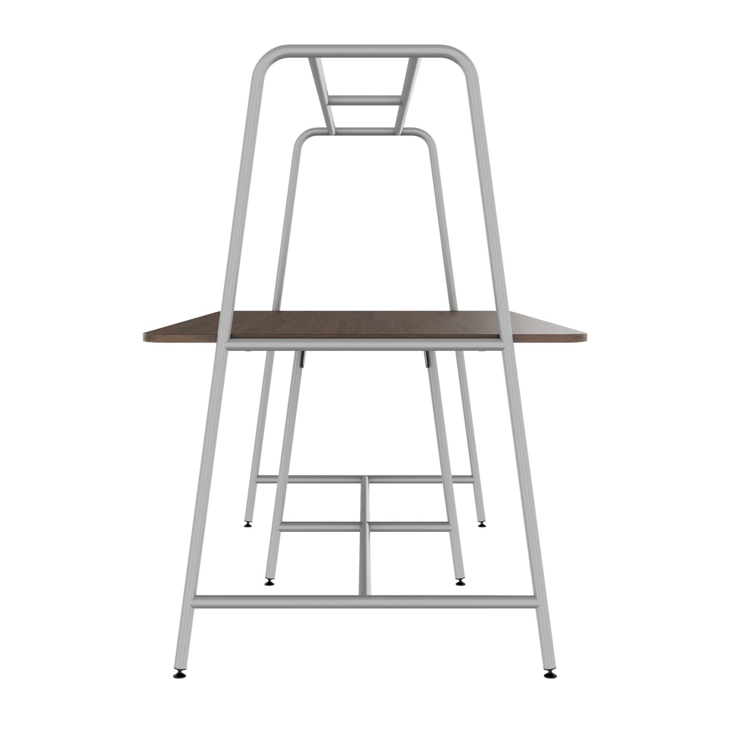 Round multipurpose table | 2400 - 2800 x 740 - 1050 mm, walnut