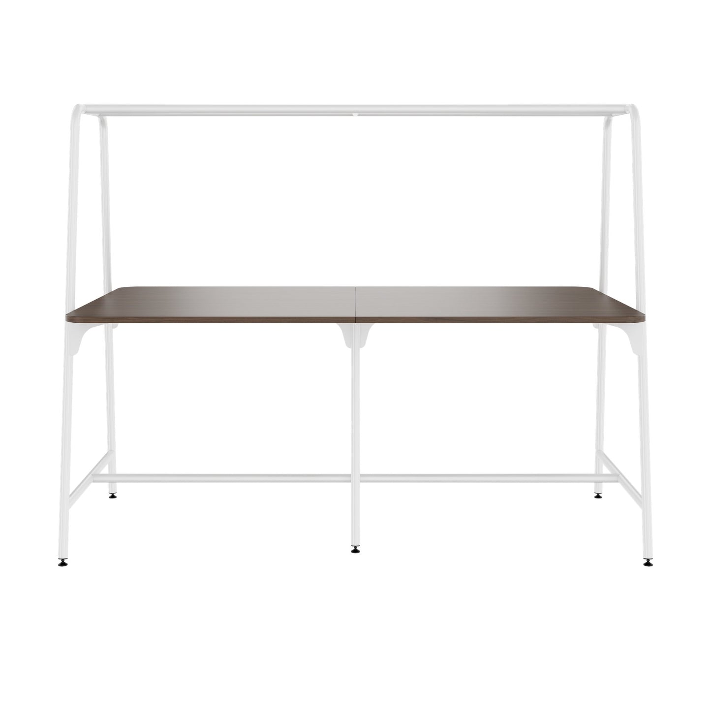 Round multipurpose table | 2400 - 2800 x 740 - 1050 mm, walnut