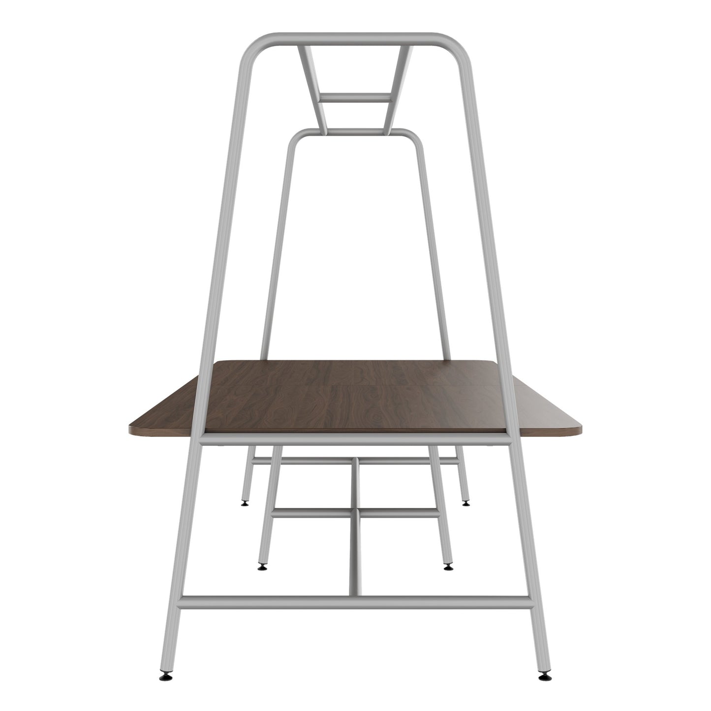 Round multipurpose table | 2400 - 2800 x 740 - 1050 mm, walnut