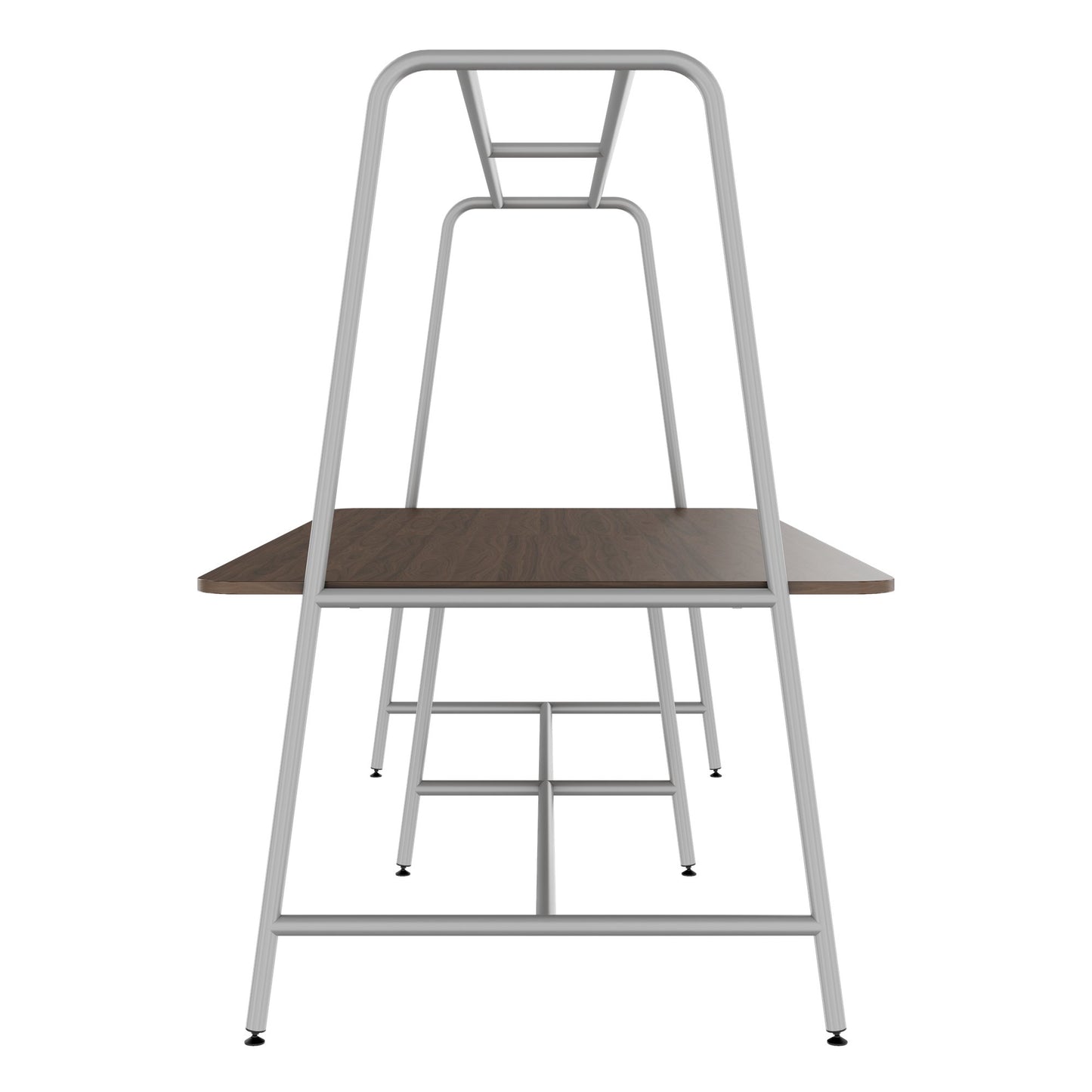 Round multipurpose table | 2400 - 2800 x 740 - 1050 mm, walnut