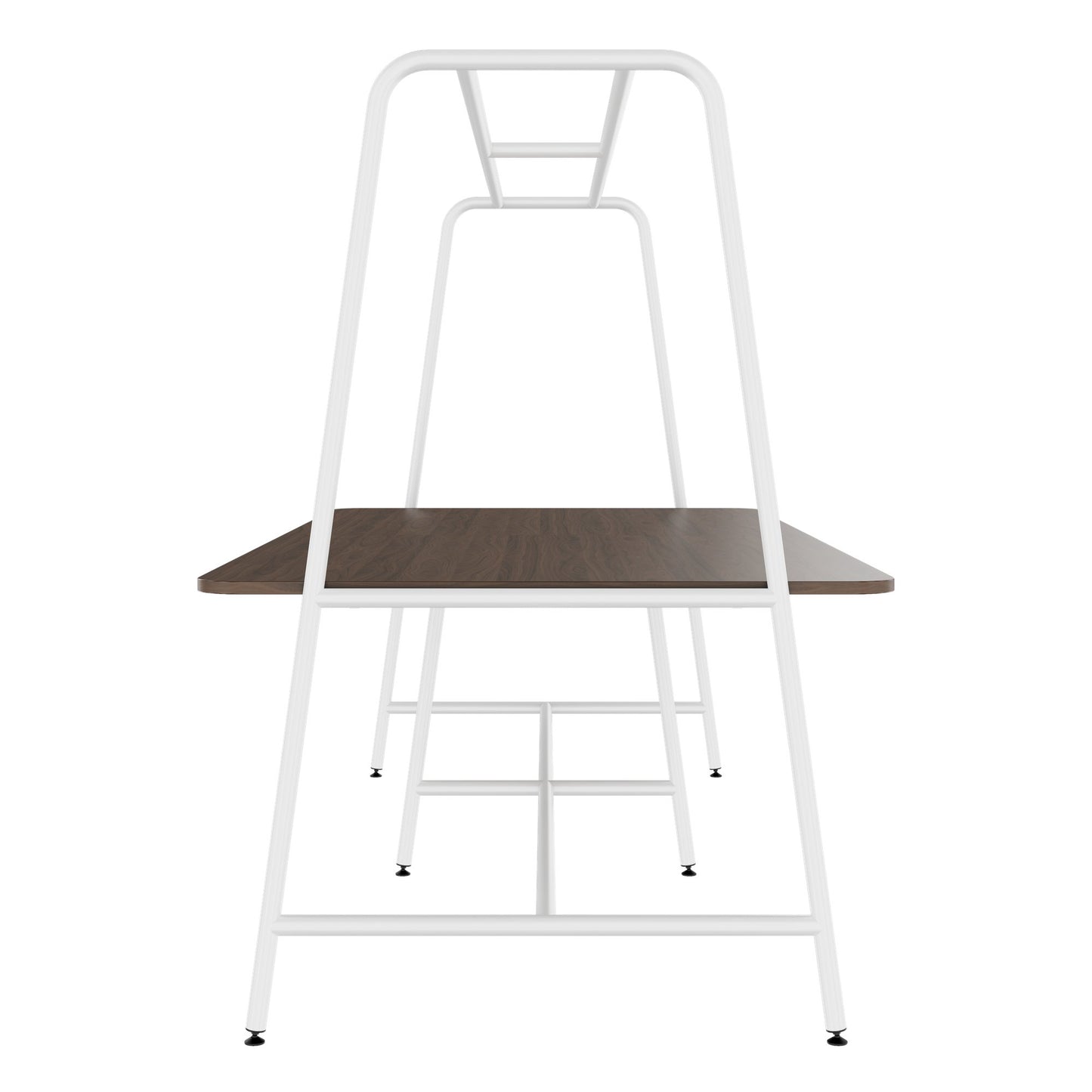 Round multipurpose table | 2400 - 2800 x 740 - 1050 mm, walnut