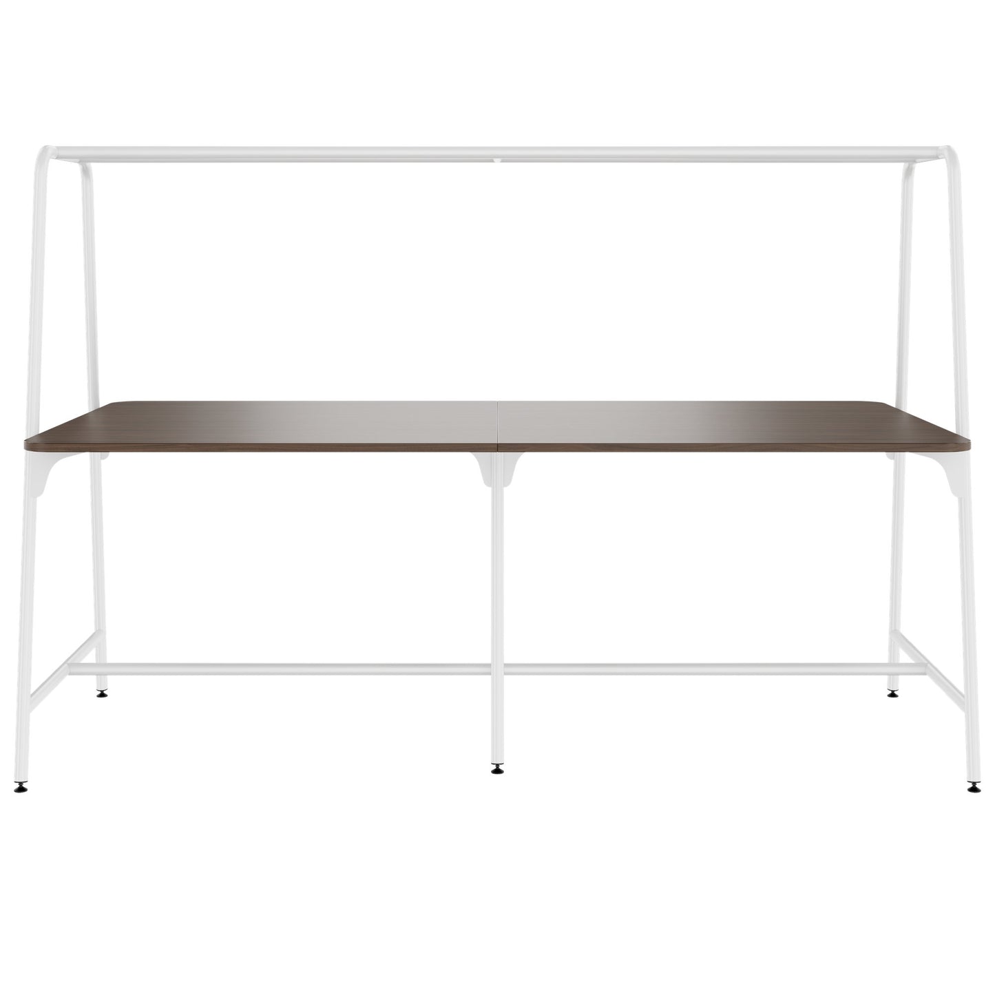 Round multipurpose table | 2400 - 2800 x 740 - 1050 mm, walnut