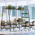 ROUND Multipurpose Tisch | 2400 - 2800 x 740 - 1050 mm, Weiß - 12 Thumbnail Image