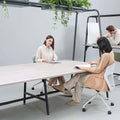 ROUND Multipurpose Tisch | 2400 - 2800 x 740 - 1050 mm, Weiß - 14 Thumbnail Image