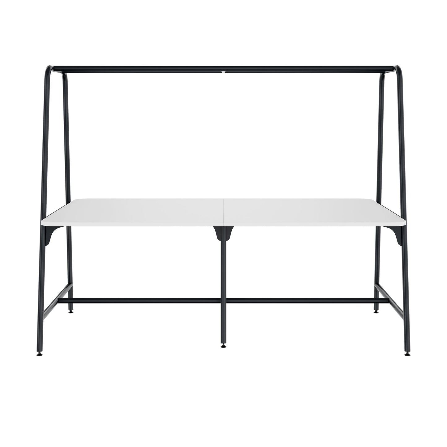 ROUND Multipurpose Tisch | 2400 - 2800  x 740 - 1050 mm, Weiss