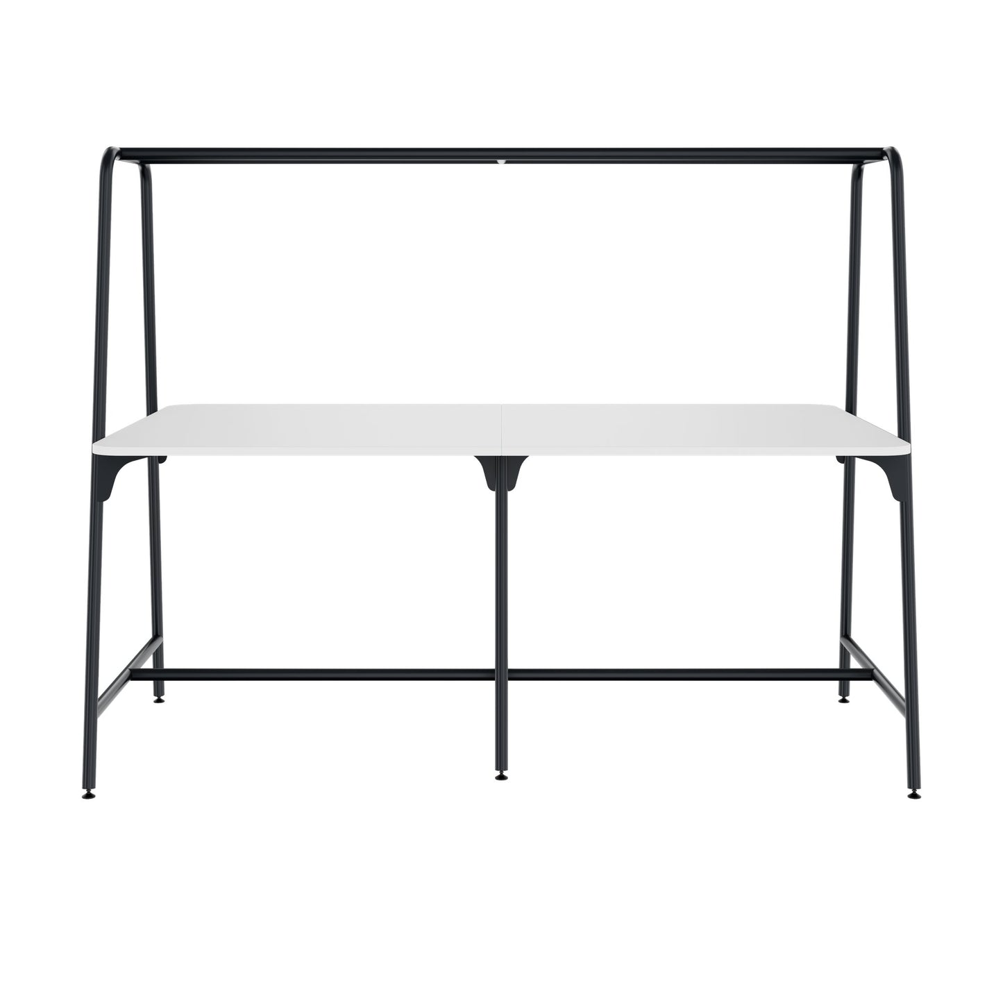 ROUND Multipurpose Tisch | 2400 - 2800  x 740 - 1050 mm, Weiss