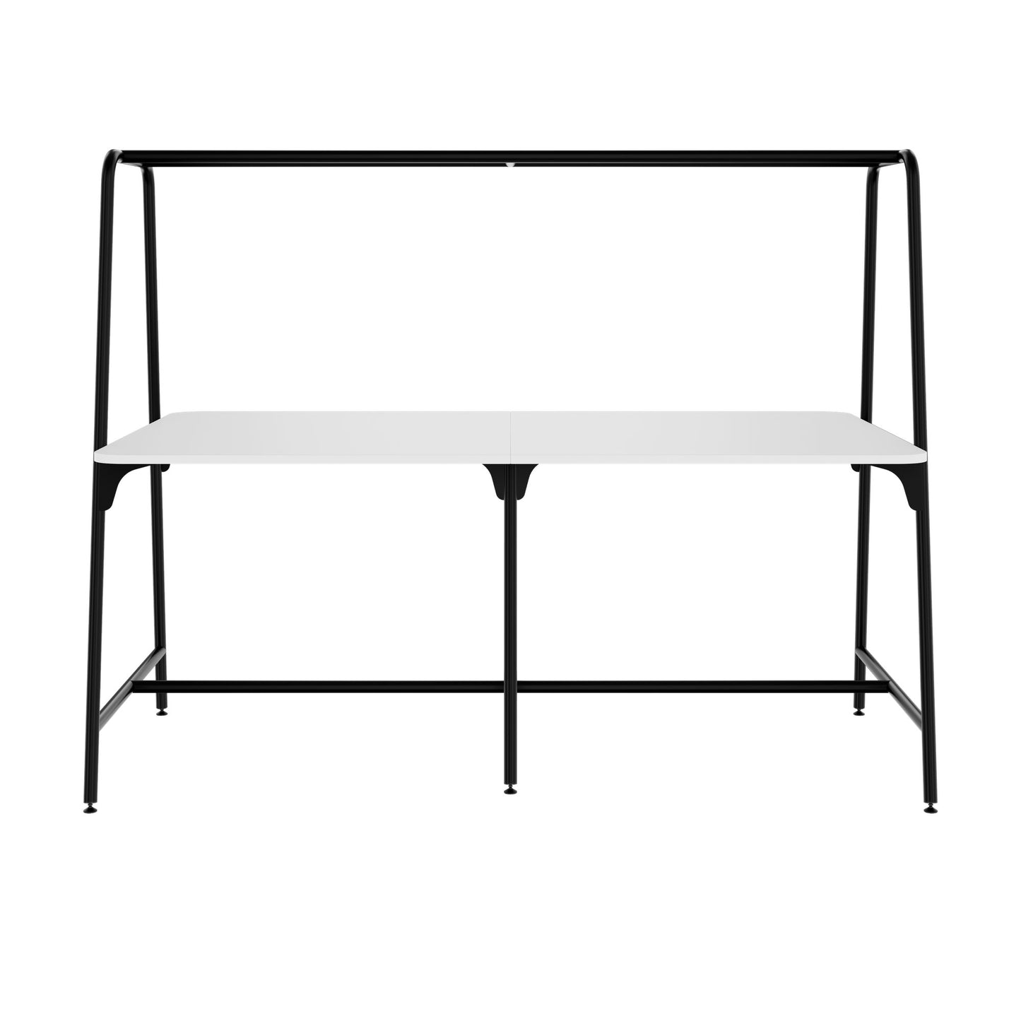 ROUND Multipurpose Tisch | 2400 - 2800  x 740 - 1050 mm, Weiss