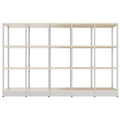 Scaffale ATELLA | 3 ripiani, 1960 x 1255 mm, frassino sabbiato - 2 Thumbnail Image