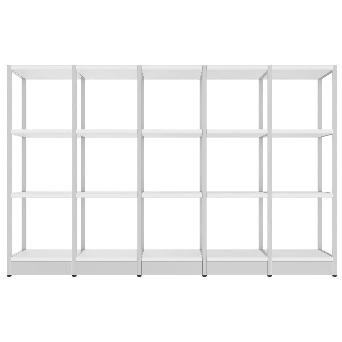 ATELLA Armoire d'étagère | 3 oh, 1960 x 1255 mm, blanc