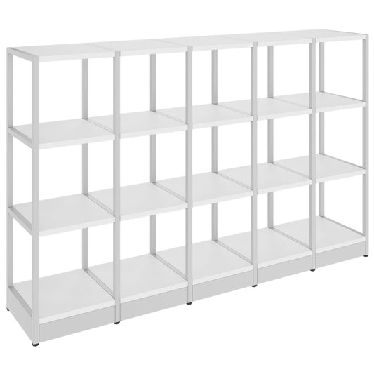 ATELLA Cabinet scaffale | 3 Oh, 1960 x 1255 mm, bianco