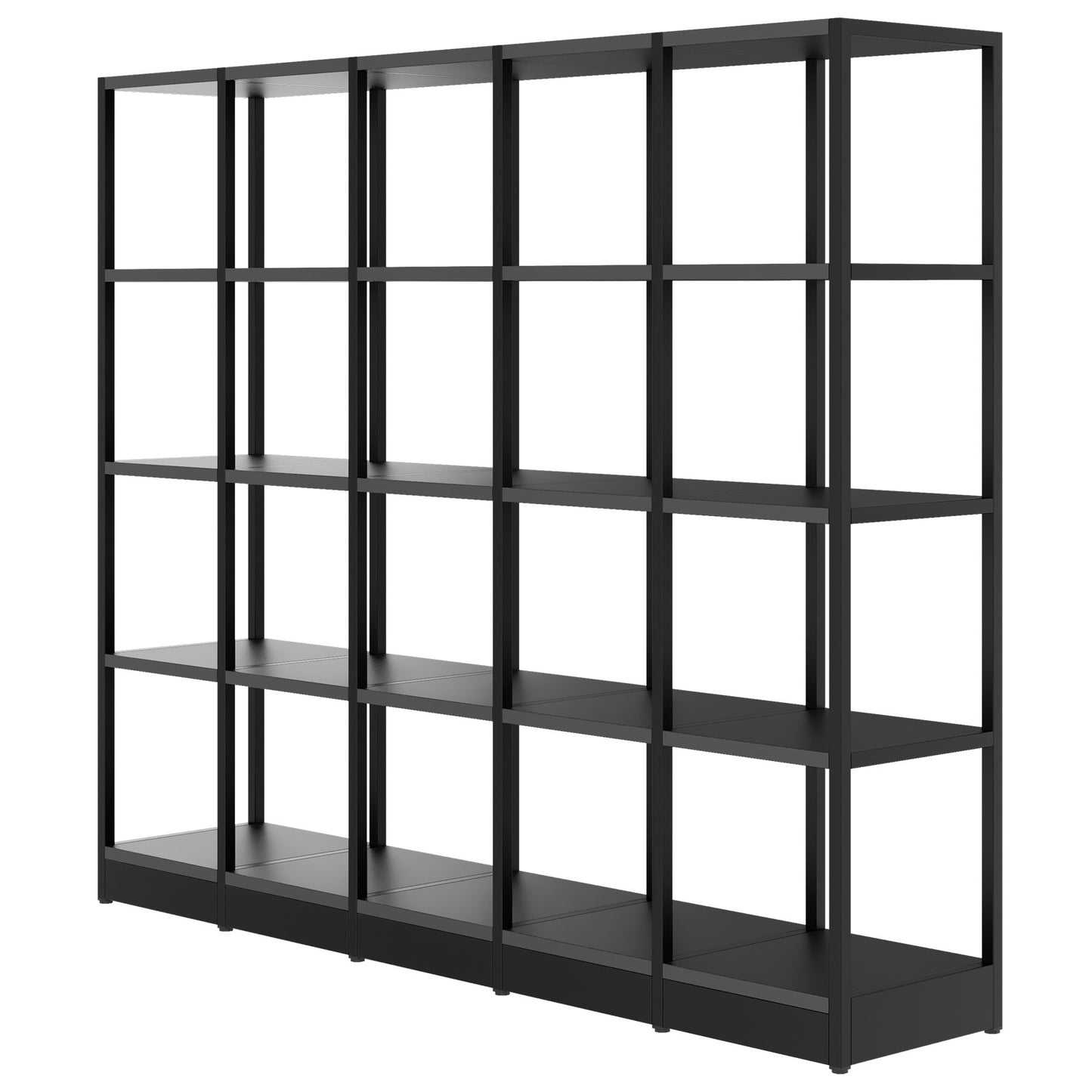 ATELLA Armoire d'étagère | 4 oh, 1960 x 1635 mm, anthracite