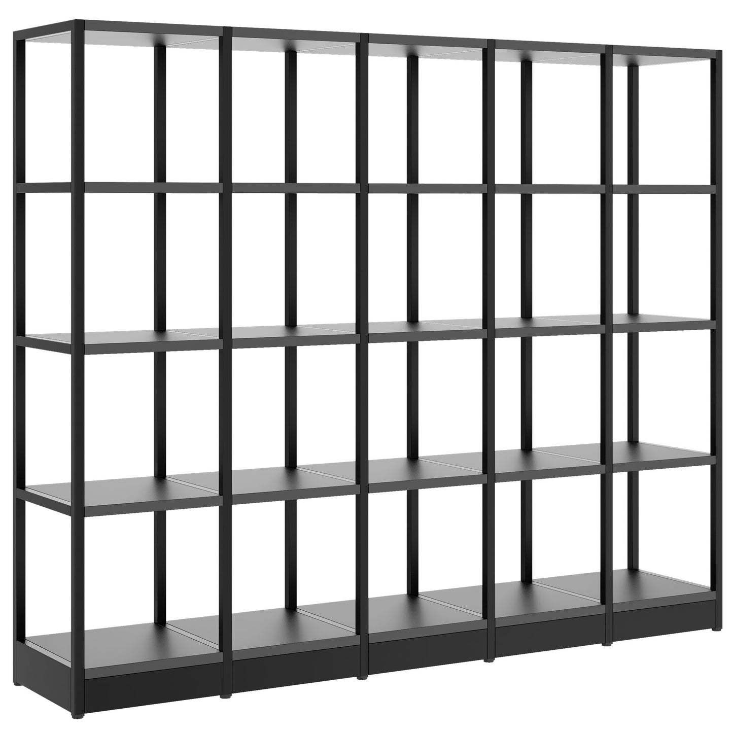 ATELLA Armoire d'étagère | 4 oh, 1960 x 1635 mm, anthracite
