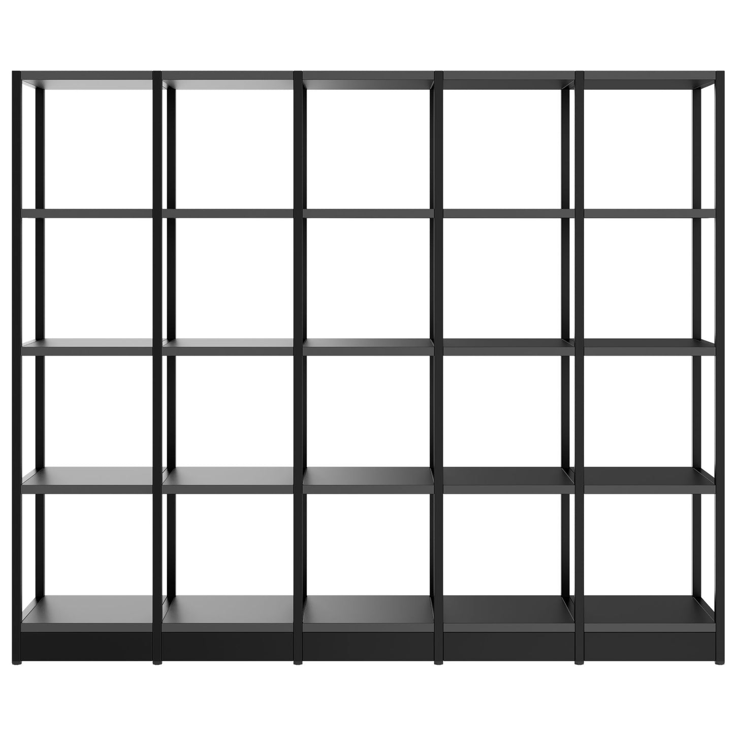 ATELLA Armoire d'étagère | 4 oh, 1960 x 1635 mm, anthracite