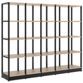 ATELLA shelf cabinet | 4 OH, 1960 x 1635 mm, amber oak - 1 Thumbnail Image