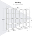 ATELLA shelf cabinet | 4 OH, 1960 x 1635 mm, amber oak - 8 Thumbnail Image