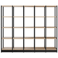 ATELLA shelf cabinet | 4 OH, 1960 x 1635 mm, amber oak - 2 Thumbnail Image