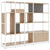 ATELLA Armoire d'étagère | 4 oh, 1960 x 1635 mm, chêne ambre