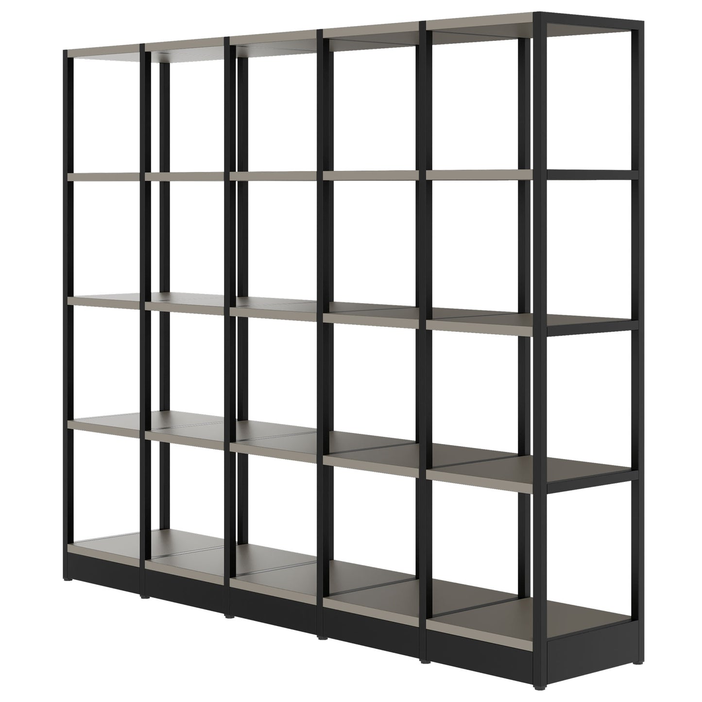 ATELLA shelf cabinet | 4 OH, 1960 x 1635 mm, Cubanite gray