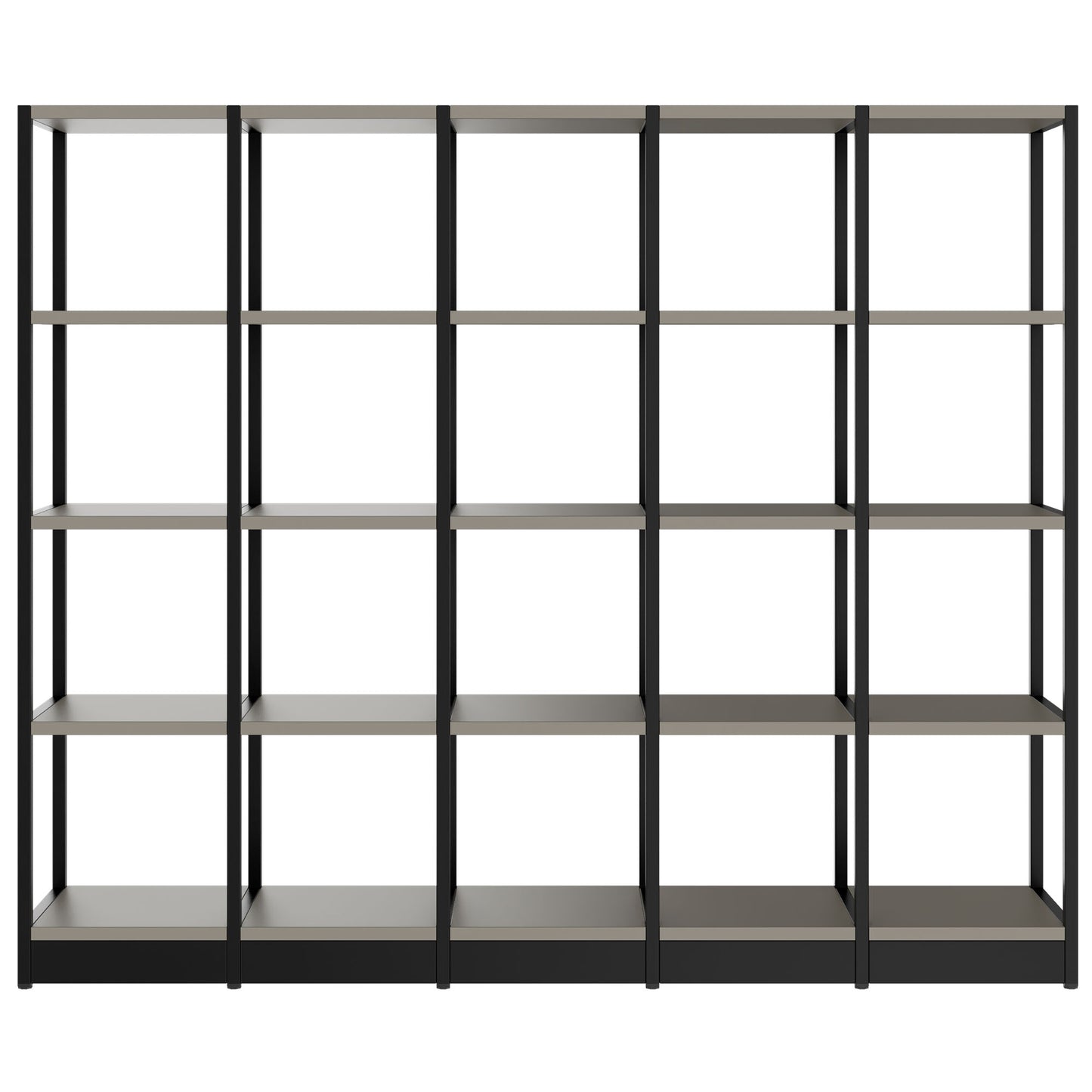 ATELLA shelf cabinet | 4 OH, 1960 x 1635 mm, Cubanite gray