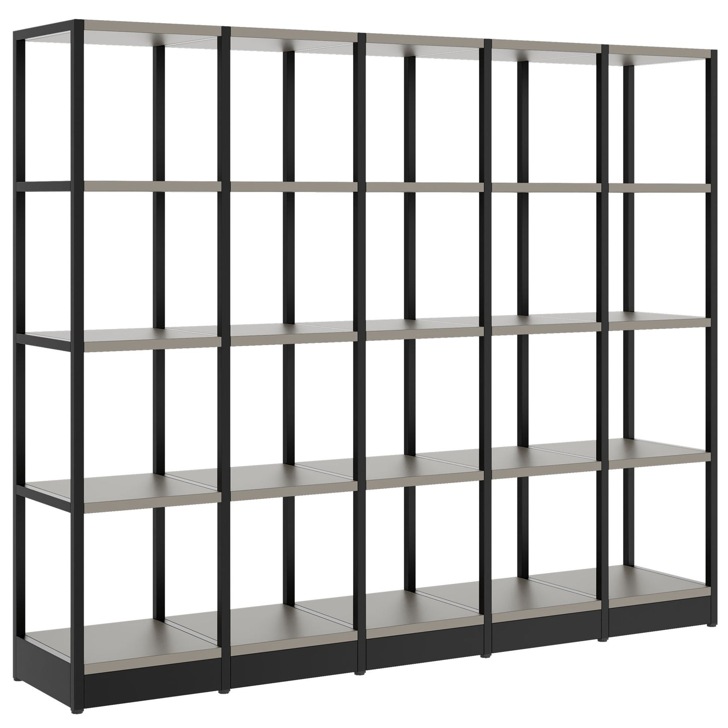 ATELLA shelf cabinet | 4 OH, 1960 x 1635 mm, Cubanite gray