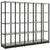 ATELLA shelf cabinet | 4 OH, 1960 x 1635 mm, Cubanite gray