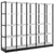 ATELLA Armoire d'étagère | 4 oh, 1960 x 1635 mm, gris perlé