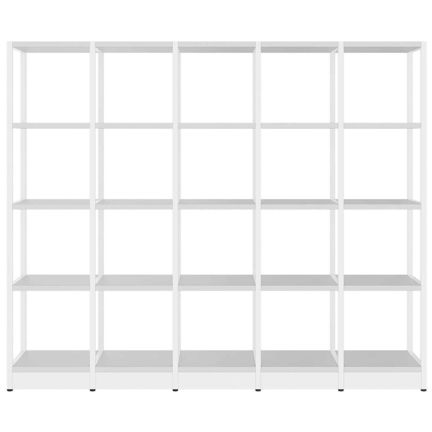 ATELLA Armoire d'étagère | 4 oh, 1960 x 1635 mm, gris perlé