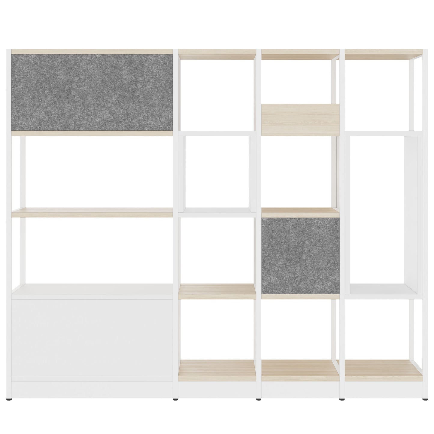 ATELLA Armoire d'étagère | 4 oh, 1960 x 1635 mm, cendres de sable