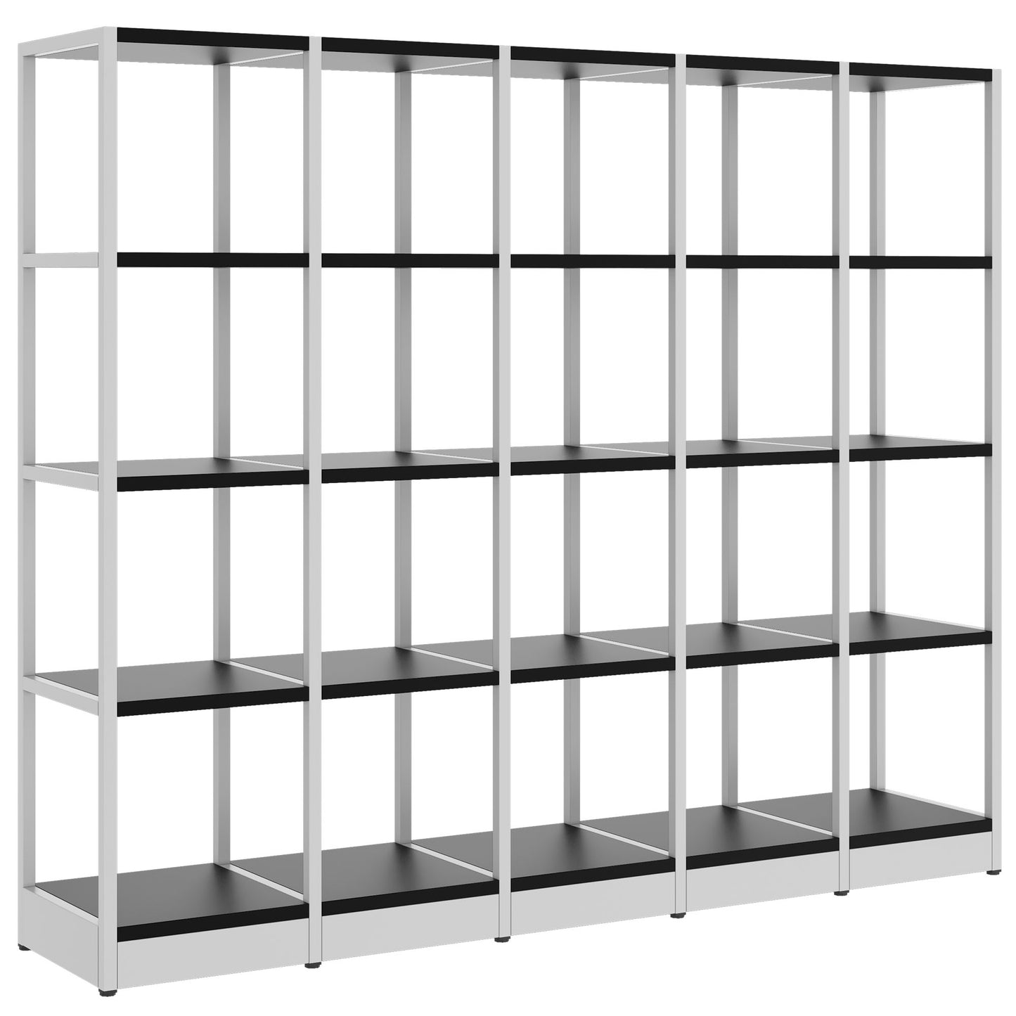 ATELLA shelf cabinet | 4 OH, 1960 x 1635 mm, black