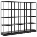 ATELLA Regalschrank | 4 OH, 1960 x 1635 mm, Schwarz - 1 Thumbnail Image