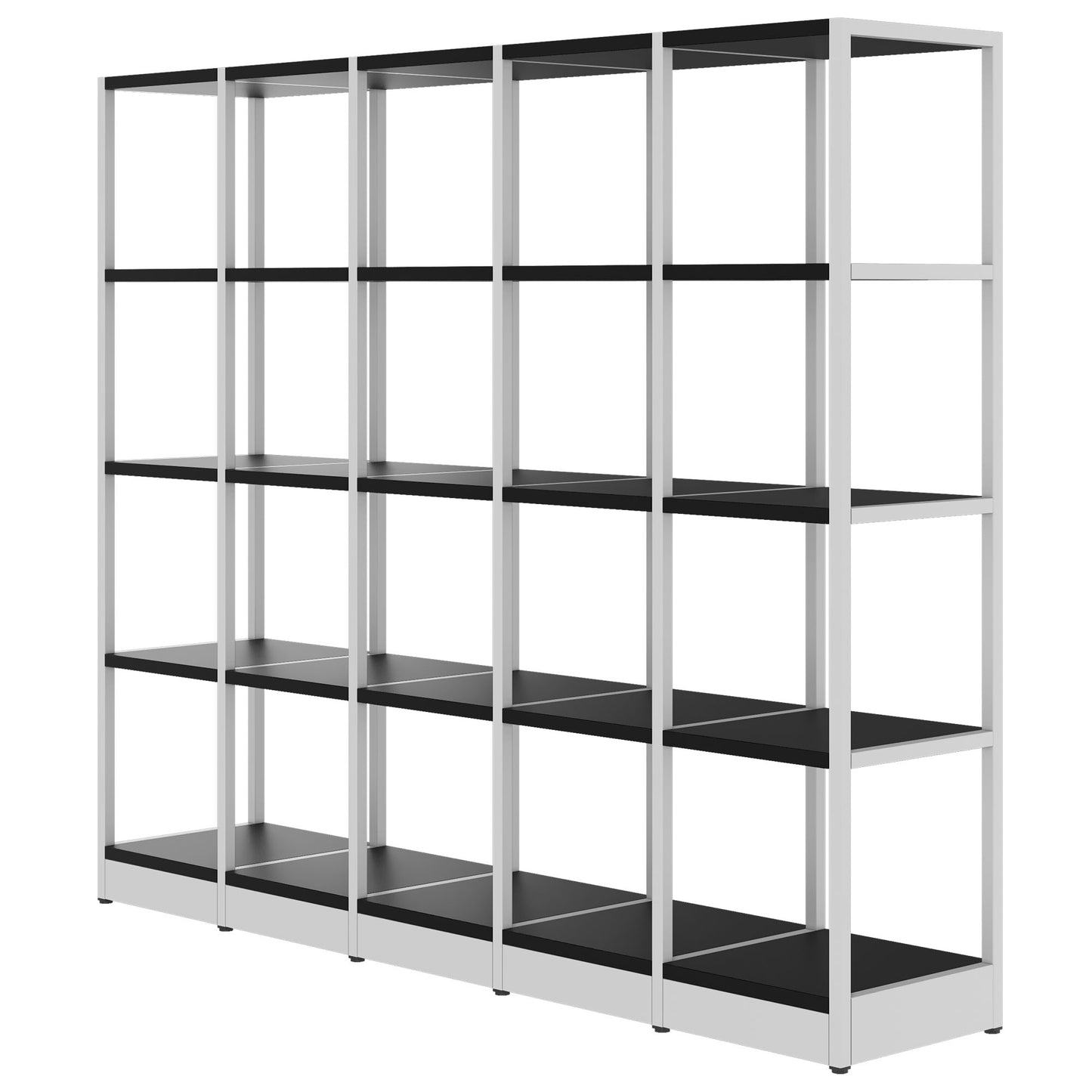 ATELLA shelf cabinet | 4 OH, 1960 x 1635 mm, black