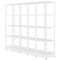 ATELLA Armoire de rangement | 4 hauteurs de dossier, 1960 x 1635 mm, blanc - 3 Thumbnail Image