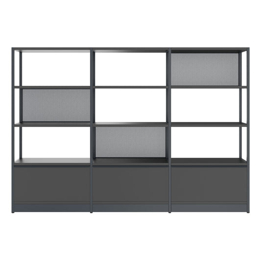 ATELLA Cabinet scaffale | 4 OH, 2350 x 1635 mm, antracite