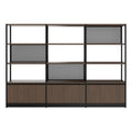ATELLA Regalschrank | 4 OH, 2350 x 1635 mm, Nussbaum - 2 Thumbnail Image